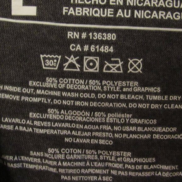 Cincinnati Reds T-Shirt Adult Large Gray Majestic Ring Spun Triple Peak MLB - Picture 6 of 6